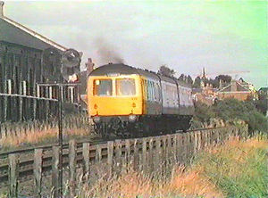 Class 106 Balmossie halt 1980s