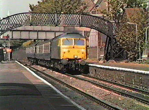 Class 47 Broughty Ferry Station 1980s