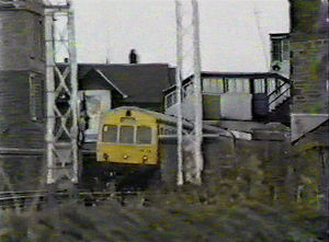 Trains at St Vincent Street Broughty Ferry 1980s