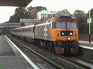 Class 47 47550 Broughty Ferry Station 1980s