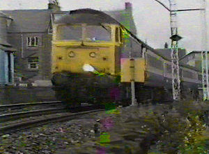 Trains at St Vincent Street Broughty Ferry 1980s