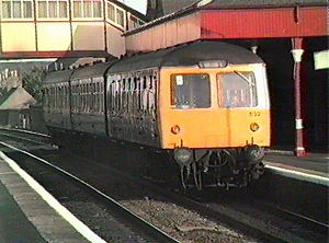 Class 105/106 DMU Broughty Ferry station