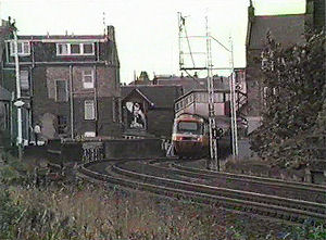 Trains at St Vincent Street Broughty Ferry 1980s