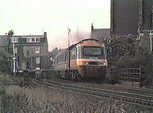 Trains at St Vincent Street Broughty Ferry 1980s