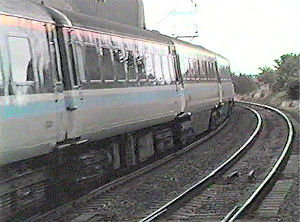 Class 47 47550 Broughty Ferry level crossing 1980s