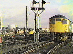 Cement train, Dundee mid 1980s