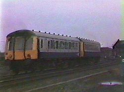 Class 122 - SC55007 DMU departing Dundee