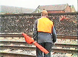 Demolition of Camperdown Signal Box Dundee