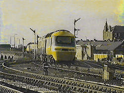 down London HST departing Dundee mid 1980s