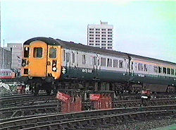 ScotRail push pull service departing Dundee for Glasgow