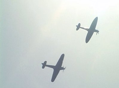 Battle of Britain Memorial Flight Spitfire and Hurricane