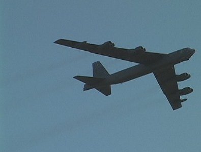 Boeing B52 Superfortress at RAF Leuchars Sep 20 12