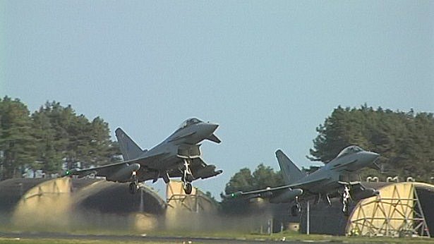 Eurofighter Typhoons RAF Leuchars