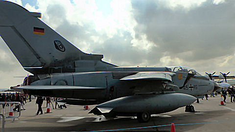 Panavia Tornado of Luftwaffe at RAF Leuchars