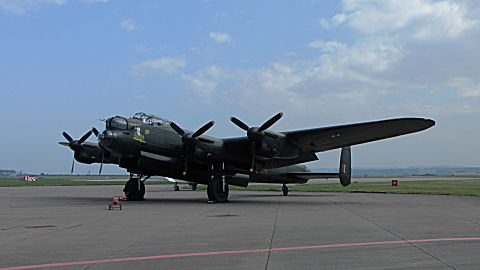 Avro Lancaster of RAF BBMF at Leuchars