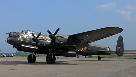 Avro Lancaster of RAF BBMF at Leuchars