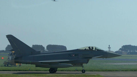 Austrian Air Force Typhoon, RAF Leuchars