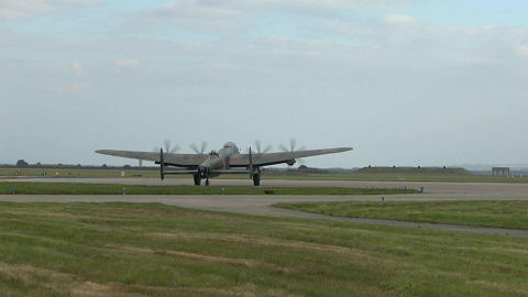 Avro Lancaster of RAF BBMF at Leuchars