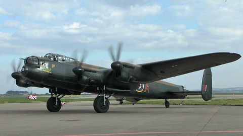 Avro Lancaster of RAF BBMF at Leuchars
