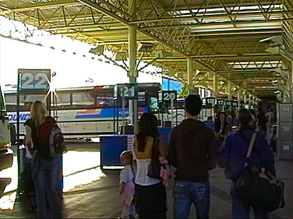 Vancouver Greyhound coach terminal