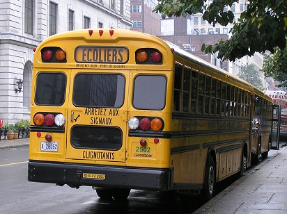 Montreal school bus