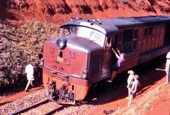 Trains at Duke of York School, Nairobi