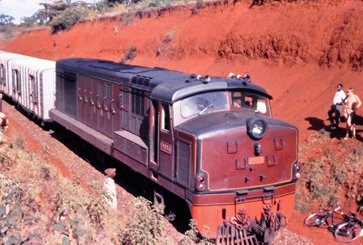 Failed 90 Class diesel loco, Duke of York School, Nairobi