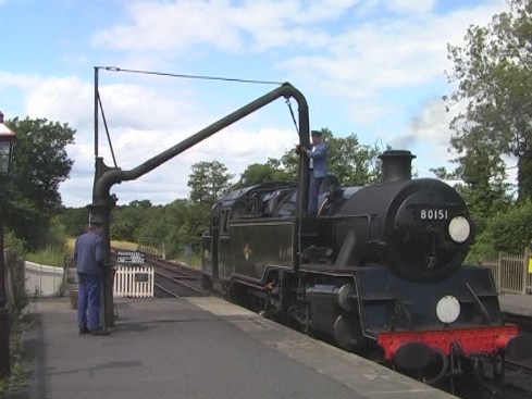 BR Class 4MT at Sheffield Park, Bluebell Railway