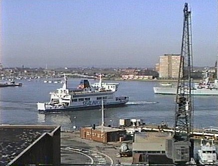 Sealink Isle of Wight Ferry, Portsmouth 1986