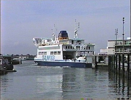 Sealink Isle of Wight Ferry, Portsmouth 1986