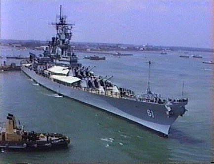 USS IOWA, Portsmouth, England 1986