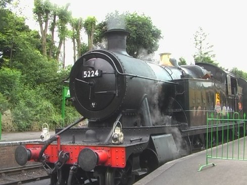 GWR 52XX tank engine at Alresford, Mid Hants (Watercress) Railway