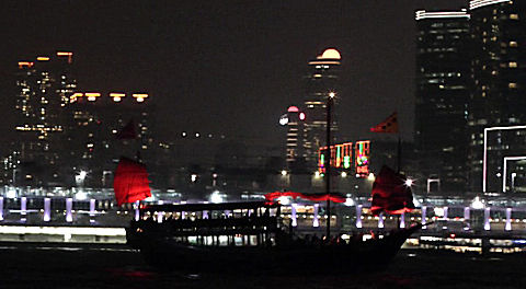 Junk trip, Victoria Harbour Hong Kong