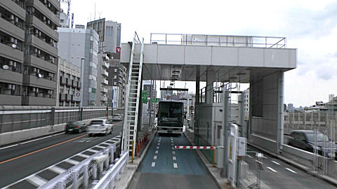Japanese Motorway - toll barriers