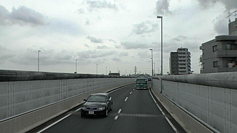 Japanese Motorway - sound barriers
