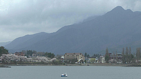 Lake Kawaguchi, Japan