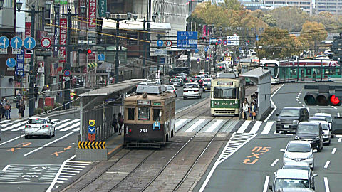 Hiroden trams, Hiroshima