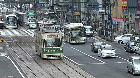 Hiroden trams, Hiroshima