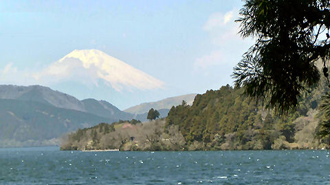 Mt Fuji from Hakone-Moto