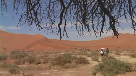 Arriving back from Deadvlei