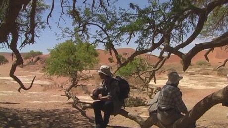 Arriving back from Deadvlei