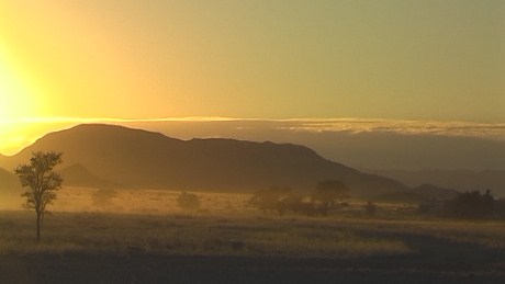 Sunrise at Geluk Airfield