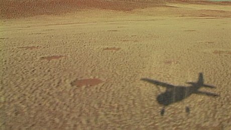 Flying over the Fairy Circles