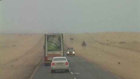 Swakopmund to Walvis Bay Road