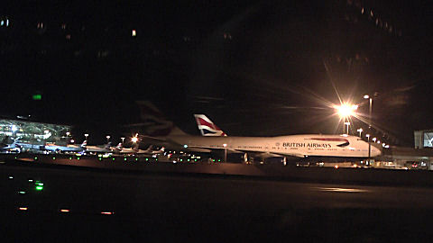 London Heathrow by night