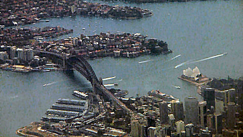 Sydney Harbour Bridge - climb out from Sydney