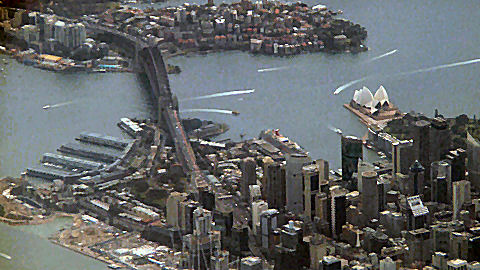 Sydney Harbour Bridge - climb out from Sydney