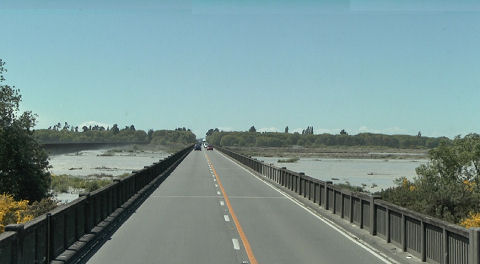 Rakaia River, South Island, New Zealand