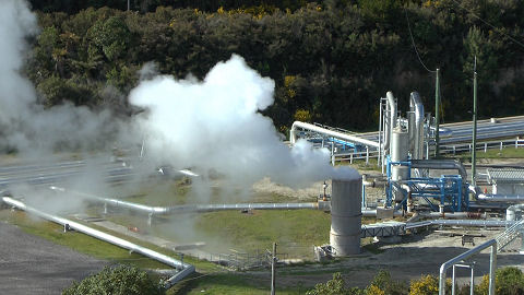 Geothermal power station, Taupo, New Zealand