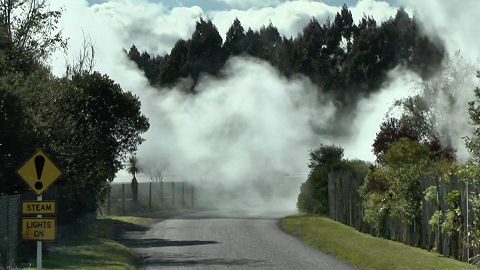 Geothermal power station, Taupo, New Zealand
